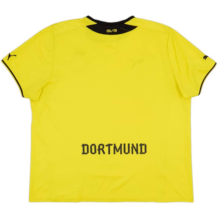 2013-14 Borussia Dortmund Home Shirt - 4/10 - (3XL)