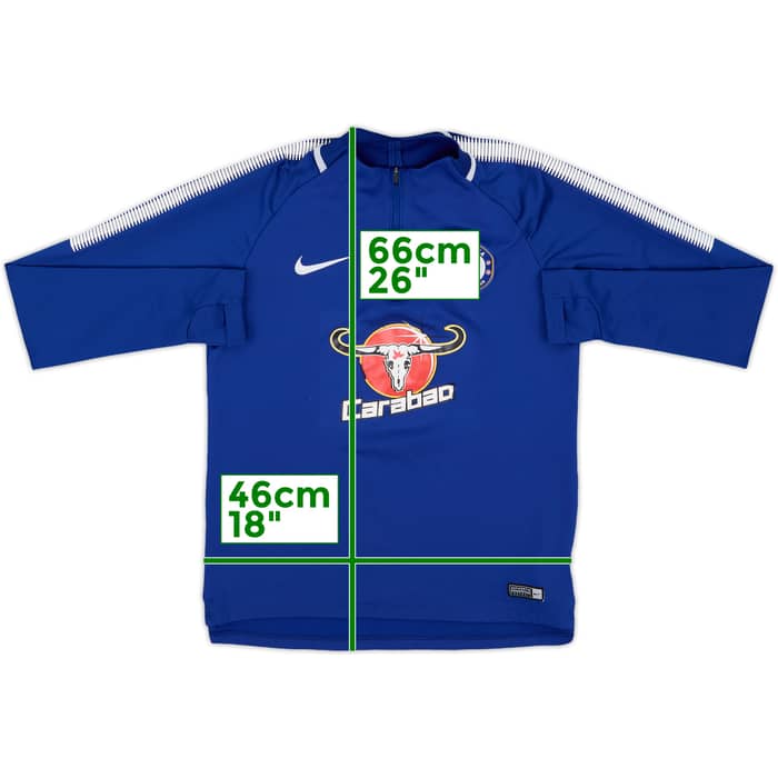 2017-18 Chelsea Nike 1/4 Zip Drill Top - 5/10 - (S)