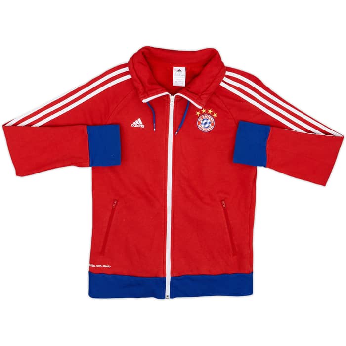 2014-15 Bayern Munich adidas Hooded Sweat Top - 7/10 - (Women's M)