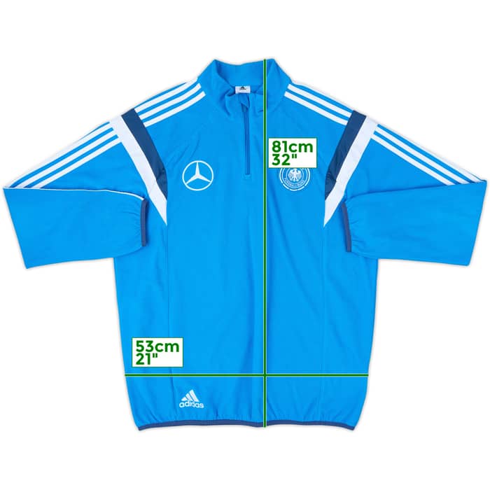 2014-15 Germany adidas 1/4 Zip Fleece Top - 10/10 - (XL)