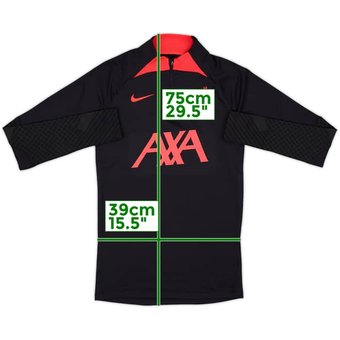 2022-23 Liverpool Nike 1/4 Zip Drill Top - 9/10 - (XS)
