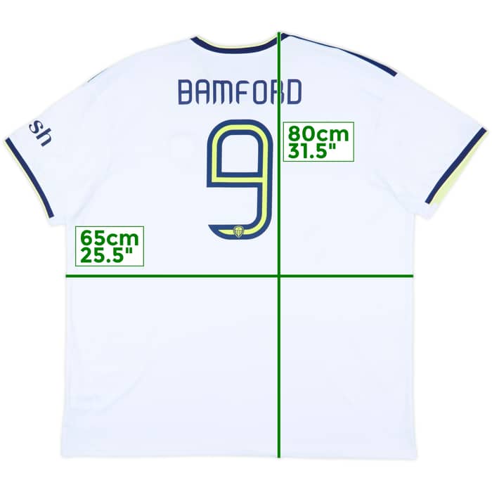 2022-23 Leeds United Home Shirt Bamford #9 - 9/10 - (3XL)