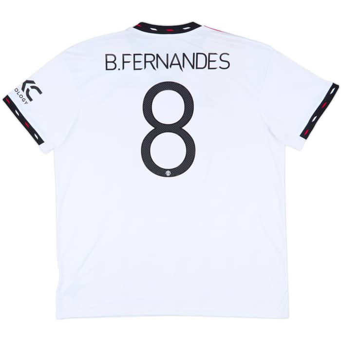 2022-23 Manchester United Away Shirt B.Fernandes #8 - 10/10 - (XXL)