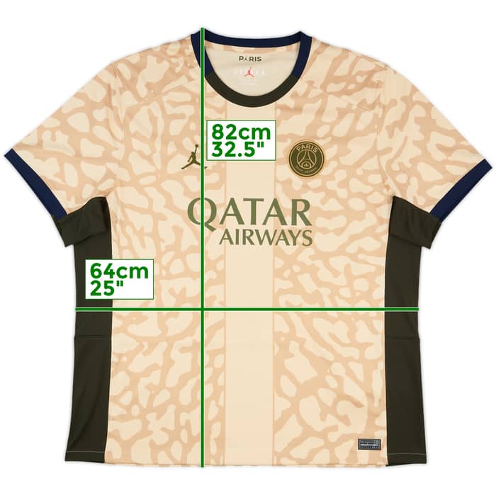 2023-24 Paris Saint-Germain Fourth Shirt - 10/10 - (XXL)