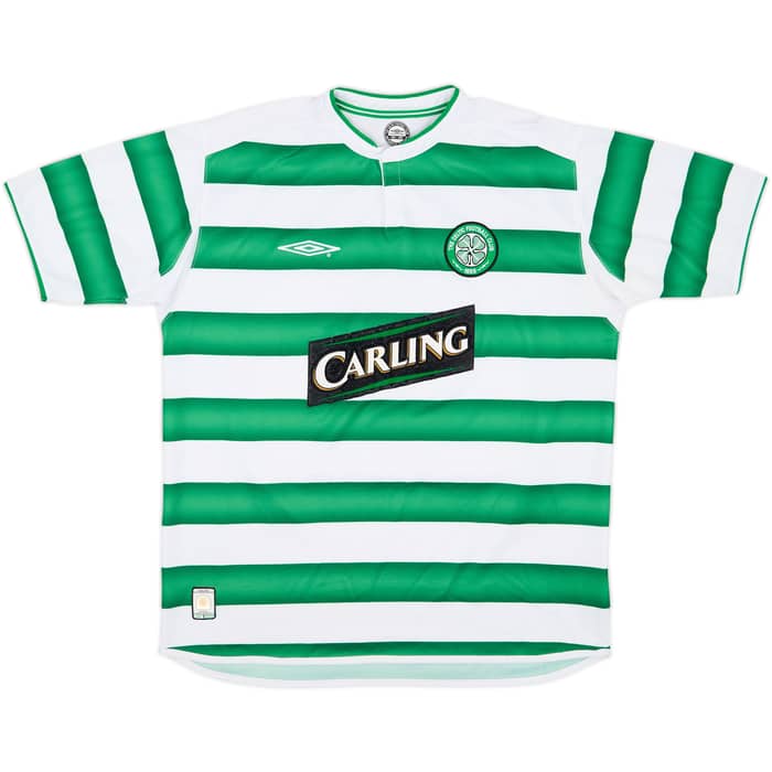 2003-04 Celtic Home Shirt Petrov #19 - 7/10 - (L)