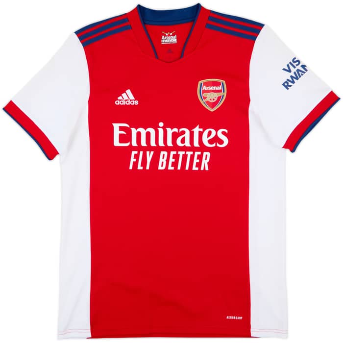 2021-22 Arsenal Home Shirt Odegaard #8 - 7/10 - (L)
