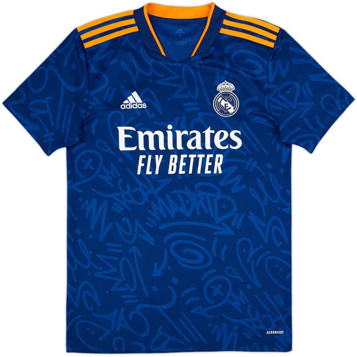 2021-22 Real Madrid Away Shirt Benzema #9 - 9/10 - (S)