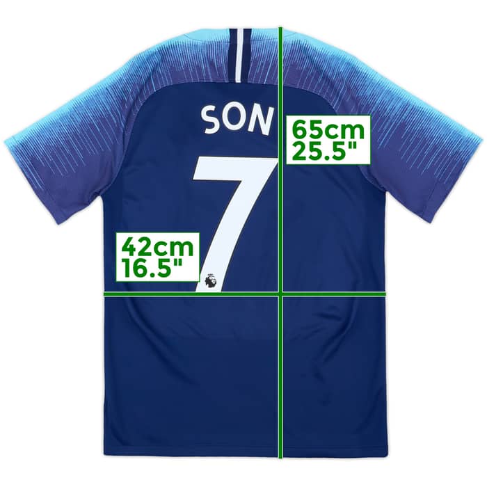 2018-19 Tottenham Away Shirt Son #7 - 9/10 - (S)