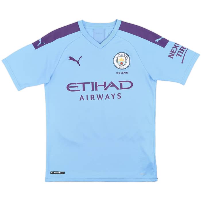 2019-20 Manchester City Home Shirt De Bruyne #17 - 9/10 - (S)