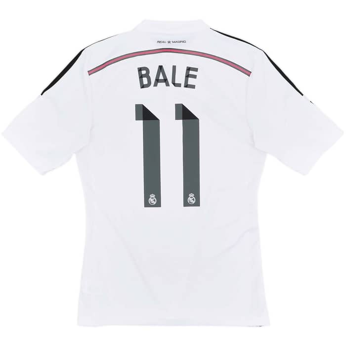 2014-15 Real Madrid Home Shirt Bale #11 - 8/10 - (M)