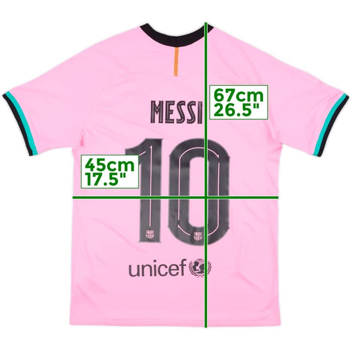 2020-21 Barcelona Third Shirt Messi #10 - 9/10 - (M)