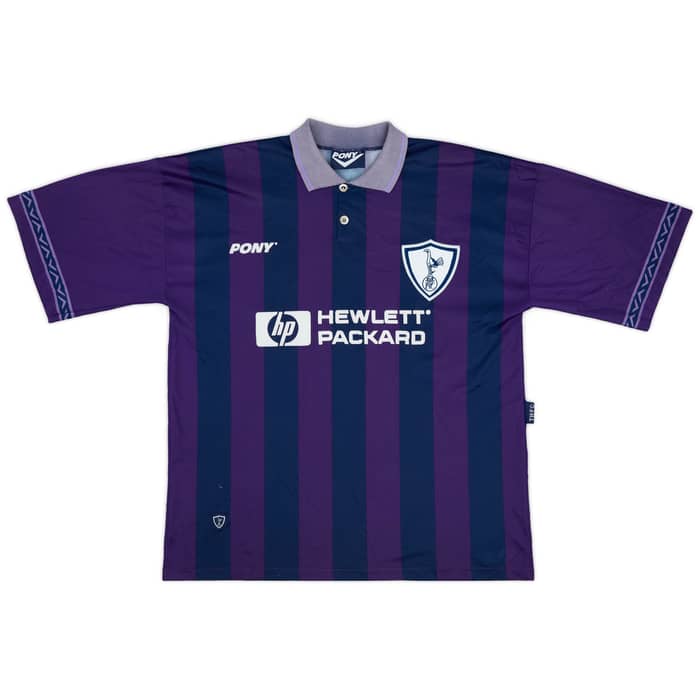 1995-97 Tottenham Away Shirt Sheringham #10 - 6/10 - (XXL)