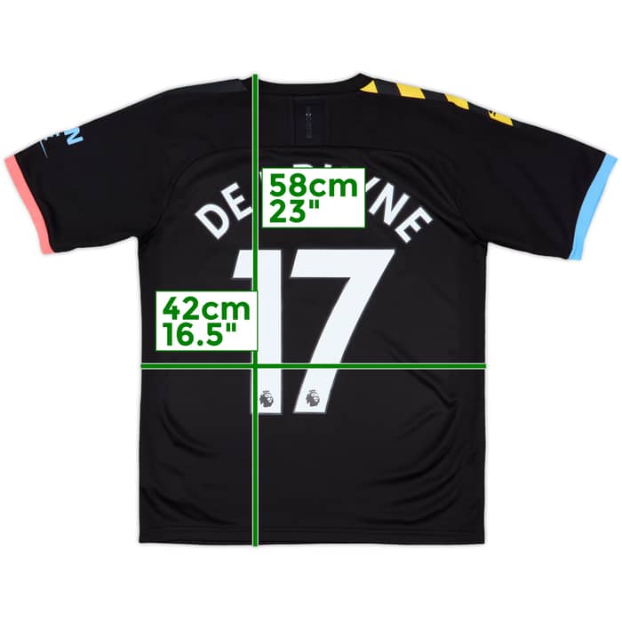 2019-20 Manchester City Away Shirt De Bruyne #17 - 9/10 - (S)