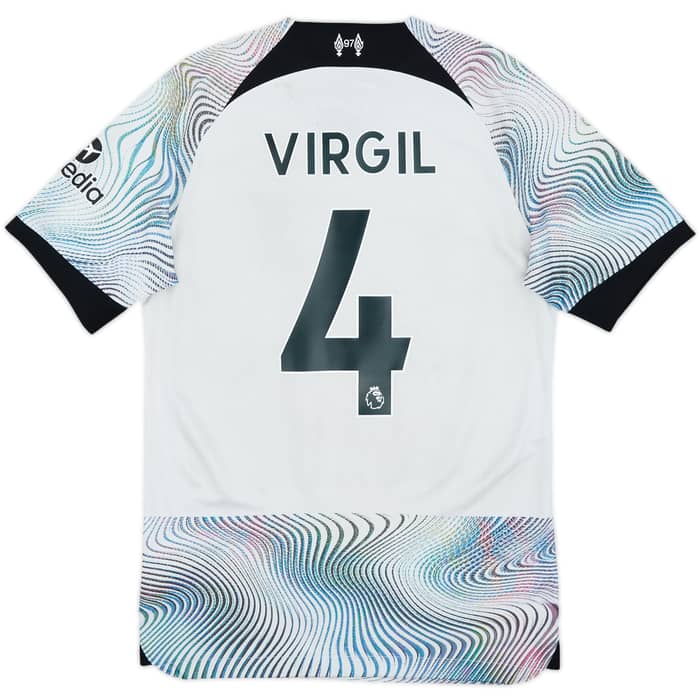 2022-23 Liverpool Away Shirt Virgil #4 - 5/10 - (S)