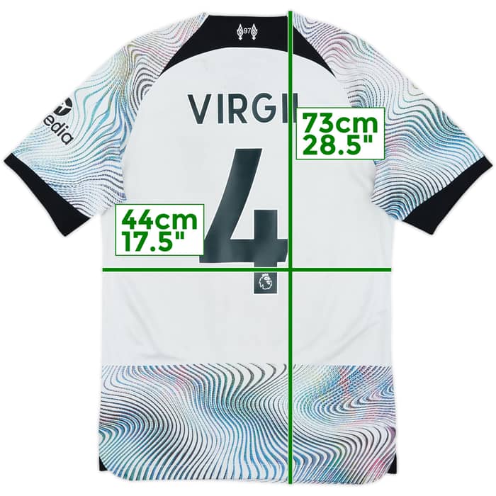2022-23 Liverpool Away Shirt Virgil #4 - 5/10 - (S)