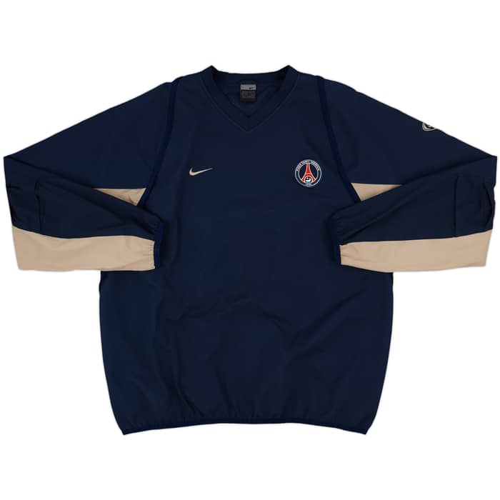 2003-04 Paris Saint-Germain Nike Sweat Top - 9/10 - (XXL)