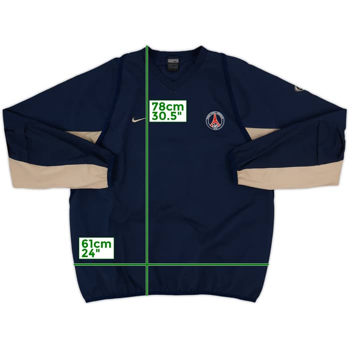 2003-04 Paris Saint-Germain Nike Sweat Top - 9/10 - (XXL)