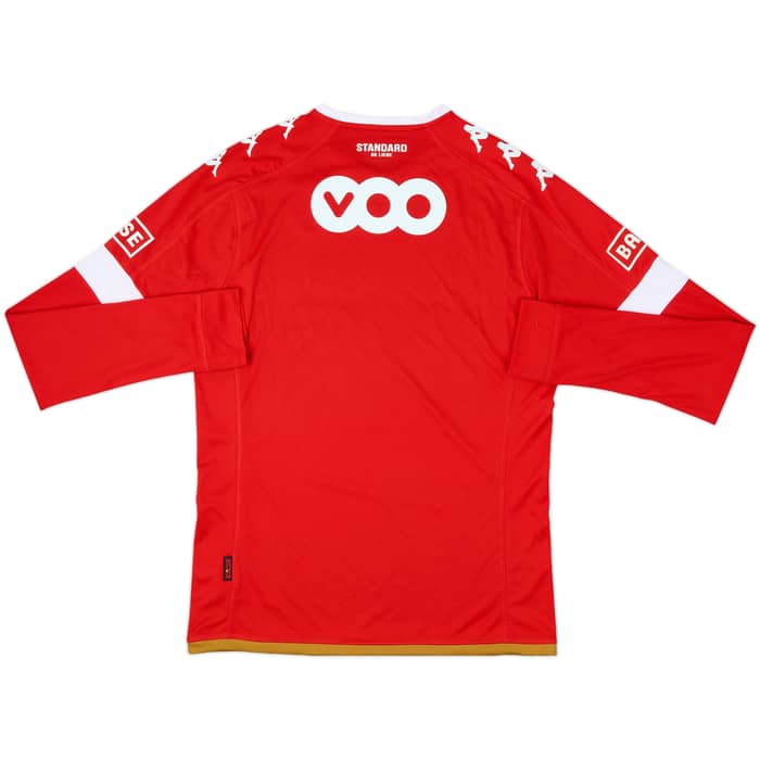 2016-17 Standard Liege Home L/S Shirt - 6/10 - (XL.Boys)