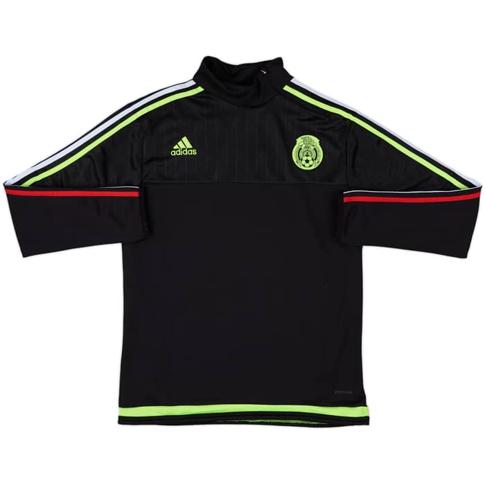 2014-16 Mexico adidas 1/4 Zip Drill Top - 7/10 - (M)