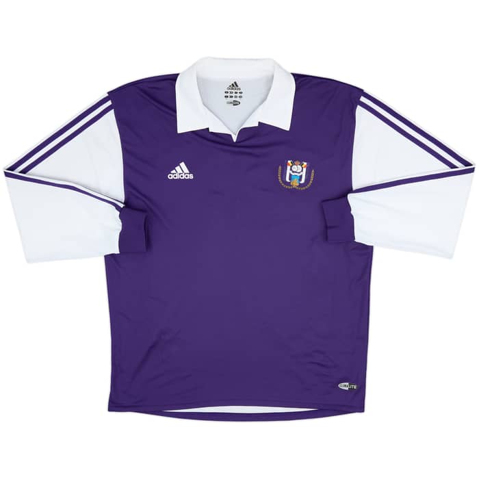 2003-04 Anderlecht Player Issue Away L/S Shirt Kompany #27 - 8/10 - (L)