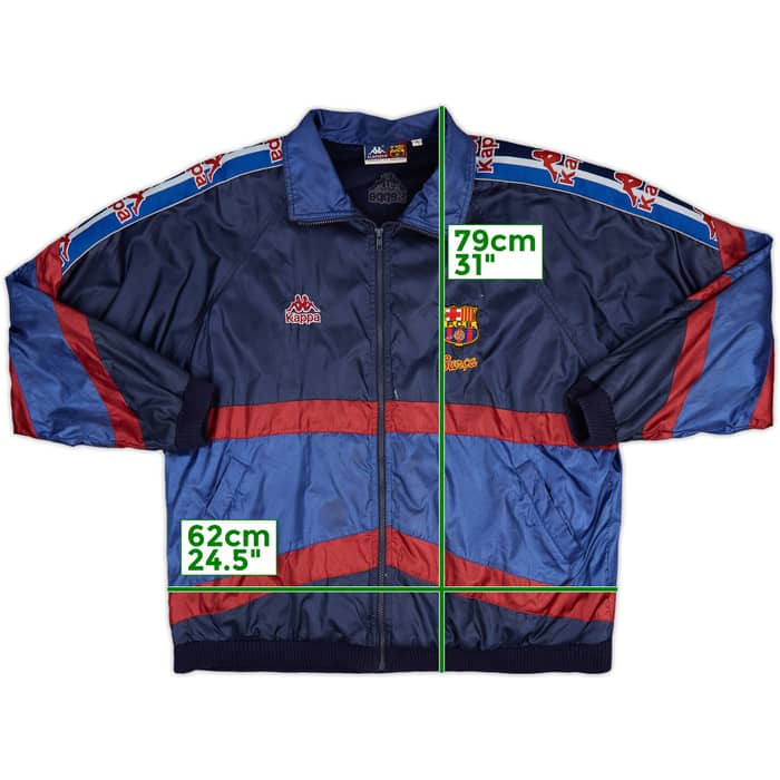 1995-97 Barcelona Kappa Track Jacket - 6/10 - (XL)