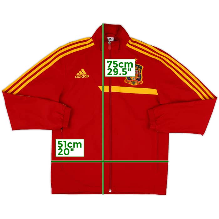 2012-13 Spain adidas Track Jacket - 8/10 - (S)