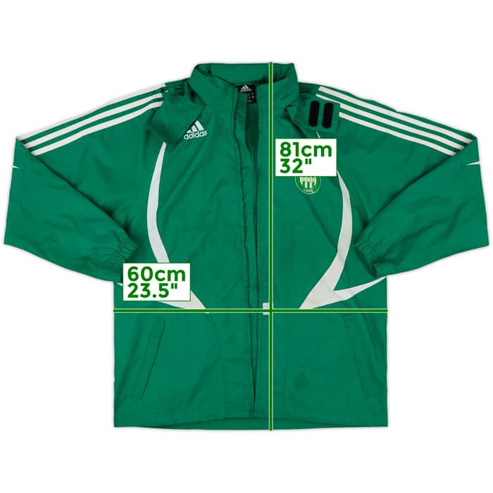 2007-08 Saint Etienne adidas Hooded Rain Jacket - 3/10 - (M)