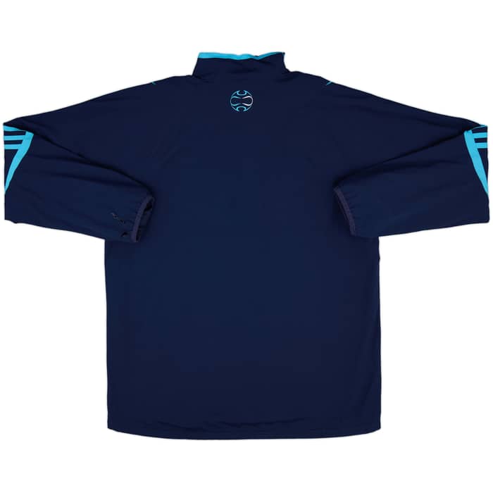 2007-08 Olympique Marseille adidas 1/4 Zip Training Top - 7/10 - (M/L)