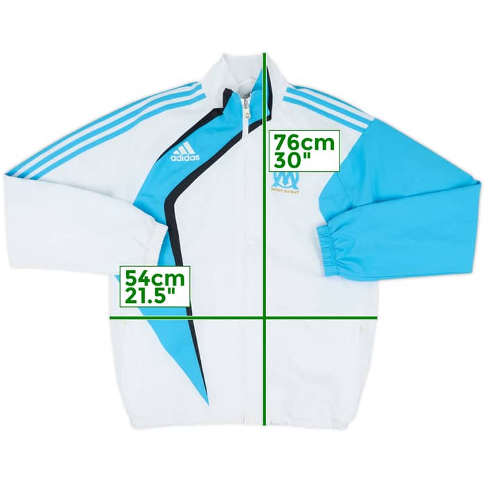 2009-10 Marseille adidas Track Jacket - 9/10 - (S)