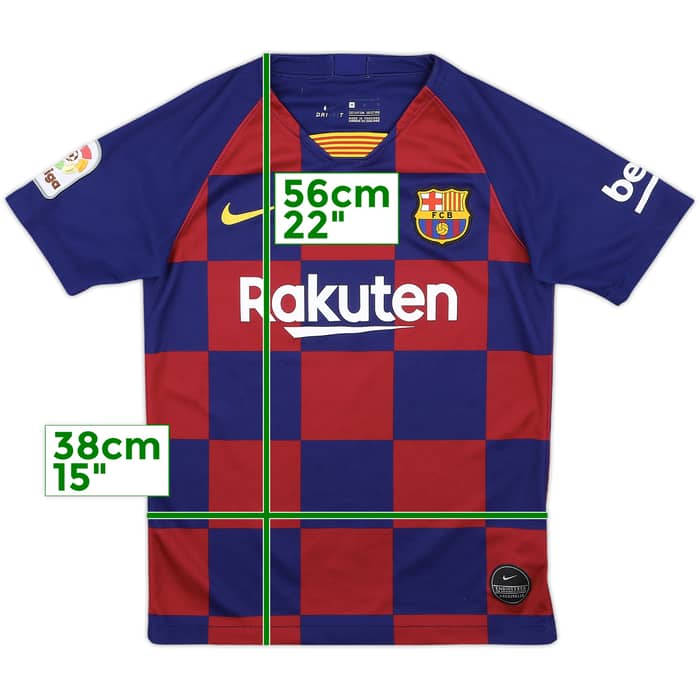 2019-20 Barcelona Home Shirt - 8/10 - (M.Boys)