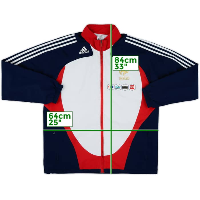 2008-10 France adidas Player Issue Track Jacket - 7/10 - (XL)