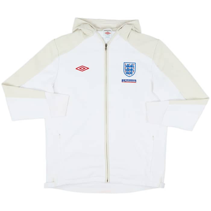 2010-12 England Umbro Hooded Track Jacket - 8/10 - (XL)