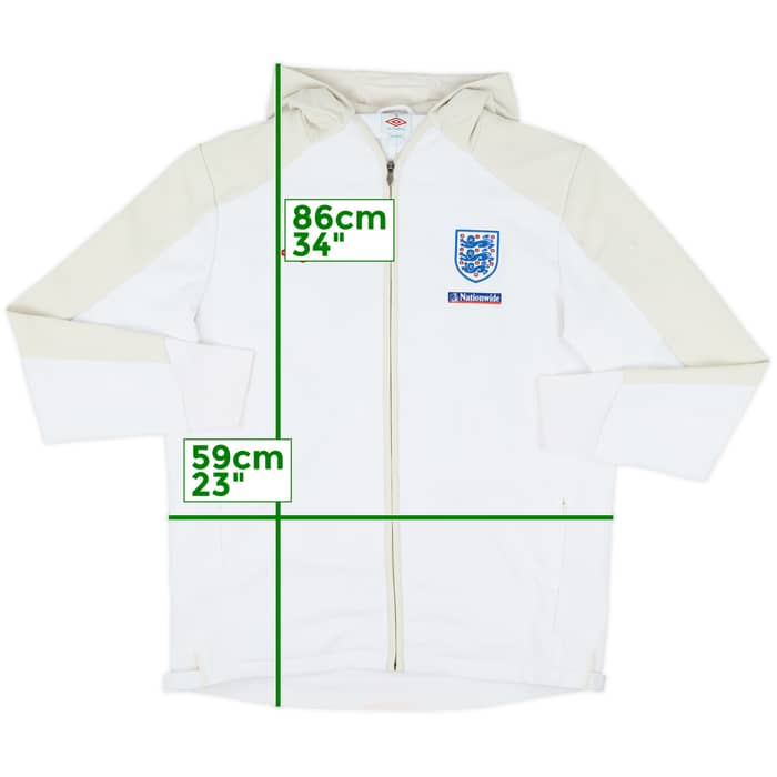2010-12 England Umbro Hooded Track Jacket - 8/10 - (XL)