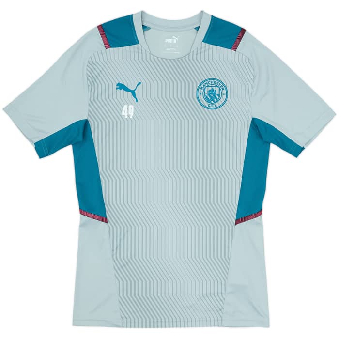 2021-22 Manchester City Player Issue Puma Training Shirt #49 - 10/10 - (S)