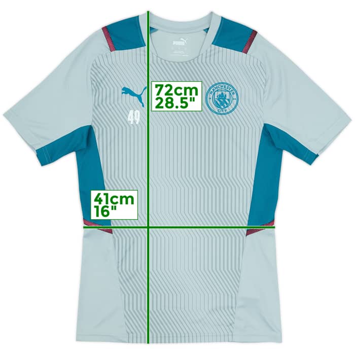 2021-22 Manchester City Player Issue Puma Training Shirt #49 - 10/10 - (S)