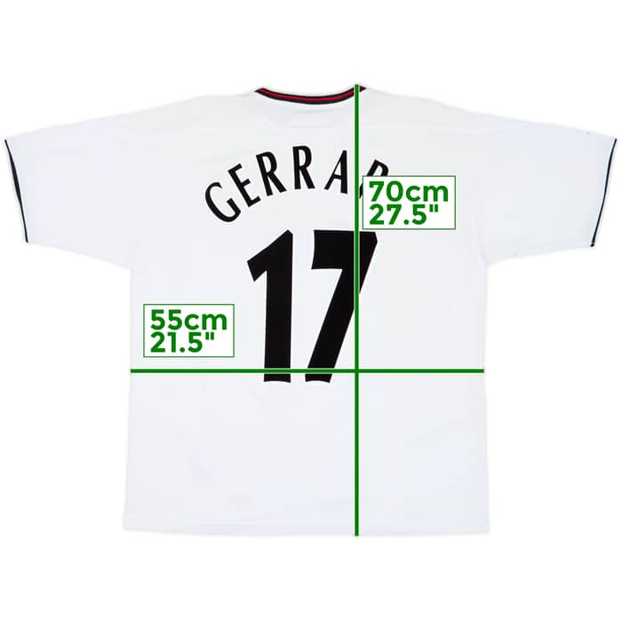 2003-04 Liverpool Away Shirt Gerrard #17 - 6/10 - (L)