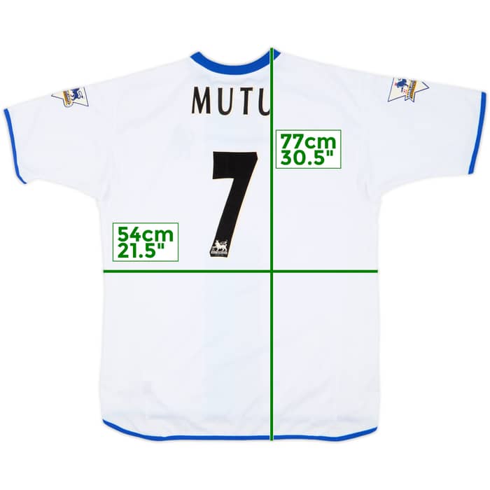2003-05 Chelsea Away Shirt Mutu #7 - 8/10 - (L)