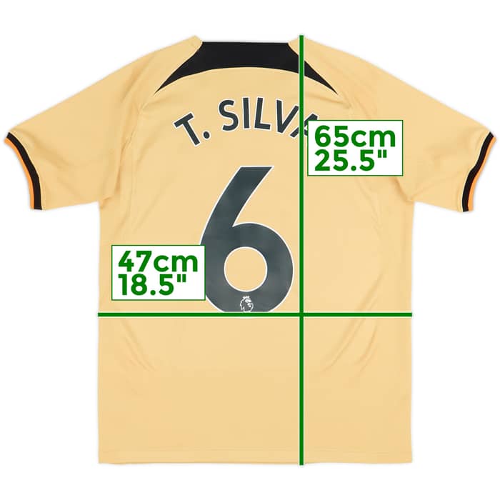 2022-23 Chelsea Third Shirt T.Silva #6 - 8/10 - (13-14 Years)