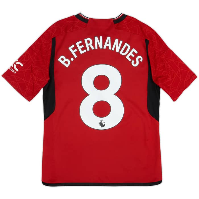 2023-24 Manchester United Home Shirt B.Fernandes #8 - 5/10 - (15-16 Years)