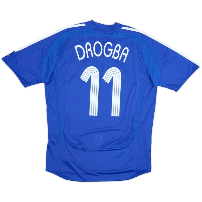 2006-08 Chelsea Home Shirt Drogba #11 - 6/10 - (L)