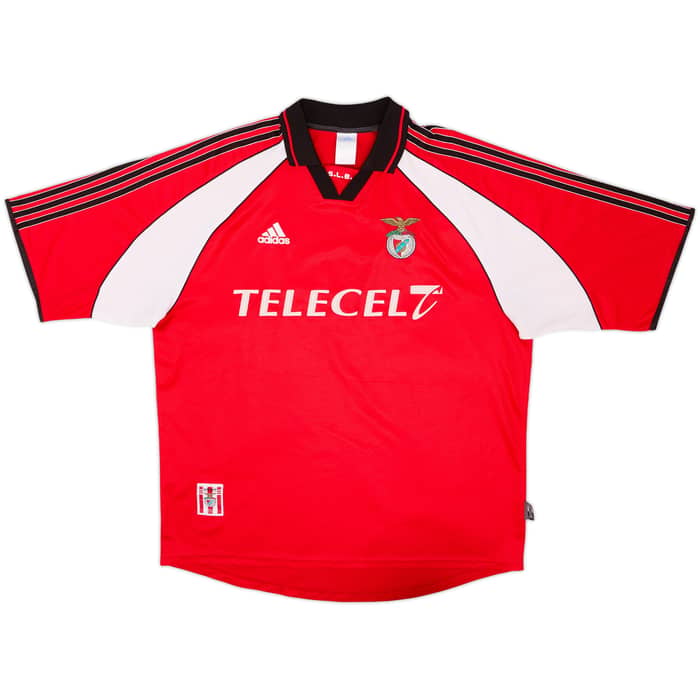 1999-00 Benfica European Home Shirt - 9/10 - (XL)