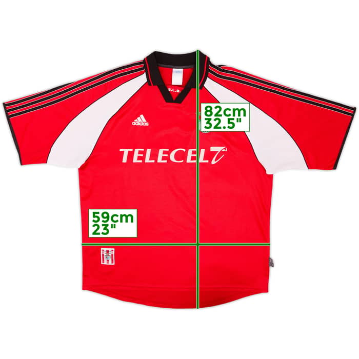1999-00 Benfica European Home Shirt - 9/10 - (XL)