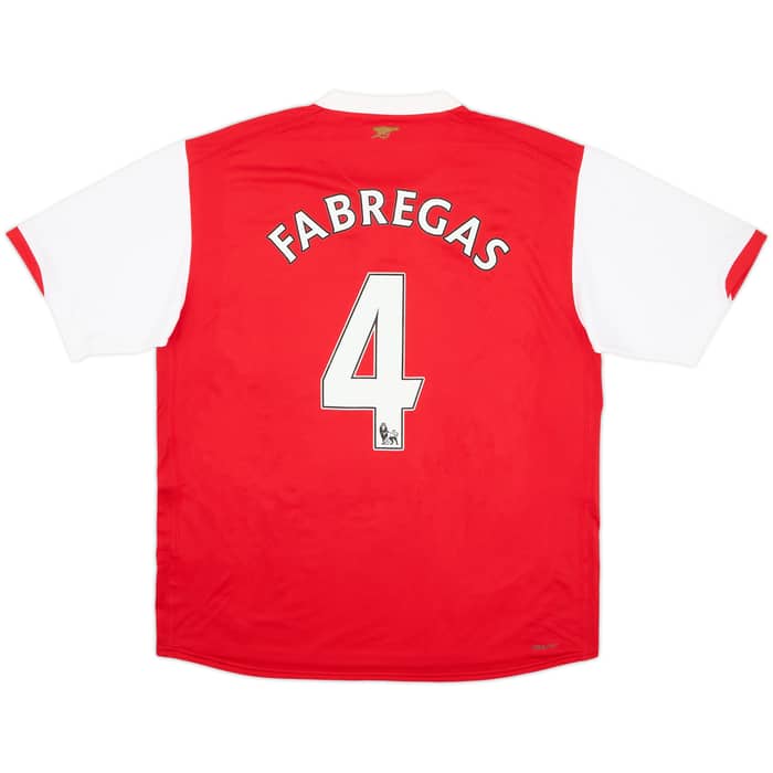 2006-08 Arsenal Home Shirt Fabregas #4 (L)