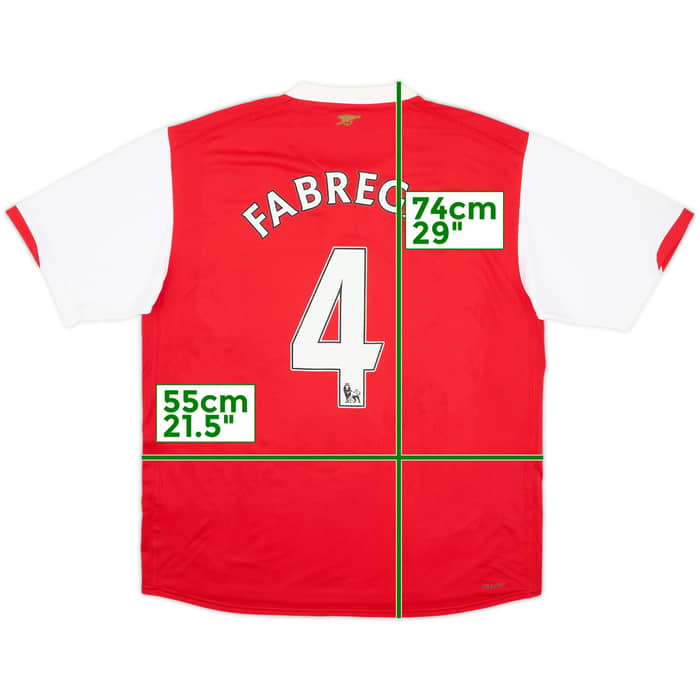 2006-08 Arsenal Home Shirt Fabregas #4 (L)