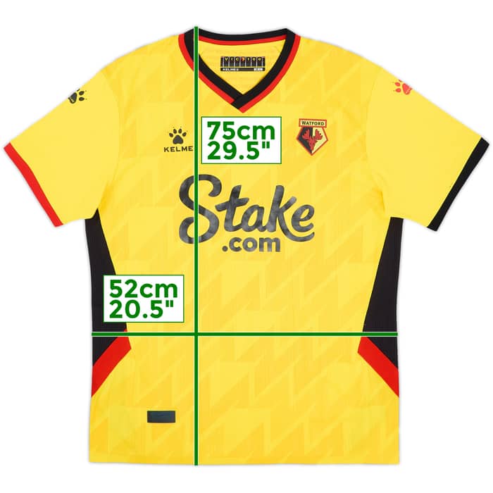 2022-23 Watford Home Shirt - 9/10 - (L)