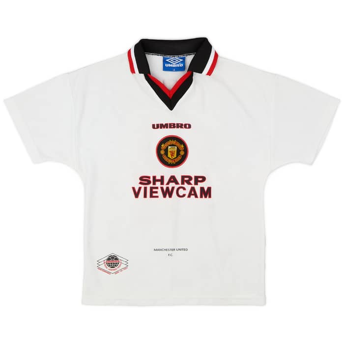 1996-97 Manchester United Away Shirt P Neville #12 - 6/10 - (L.Boys)