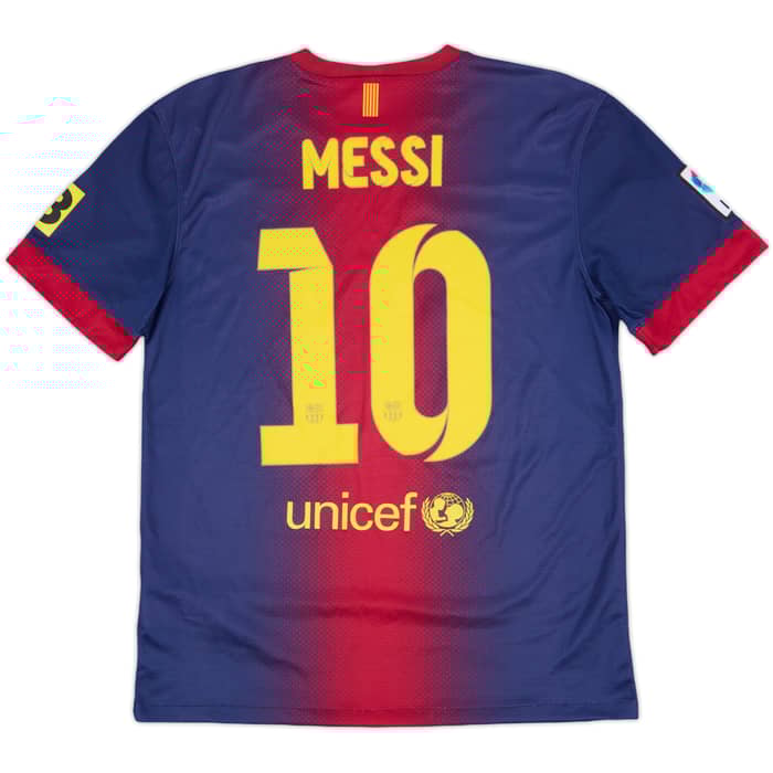 2012-13 Barcelona Home Shirt Messi #10 - 7/10 - (M)