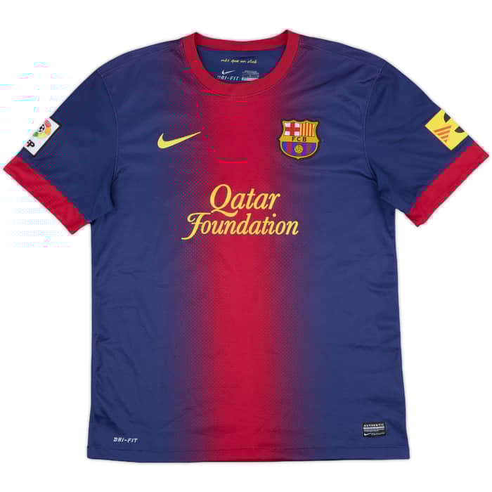2012-13 Barcelona Home Shirt Messi #10 - 7/10 - (M)
