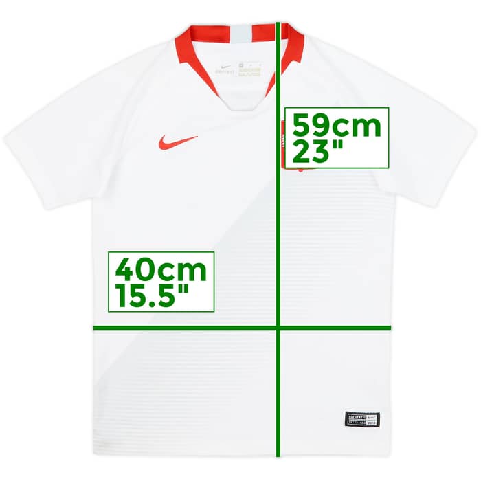 2018-19 Poland Home Shirt - 8/10 - (M.Boys)