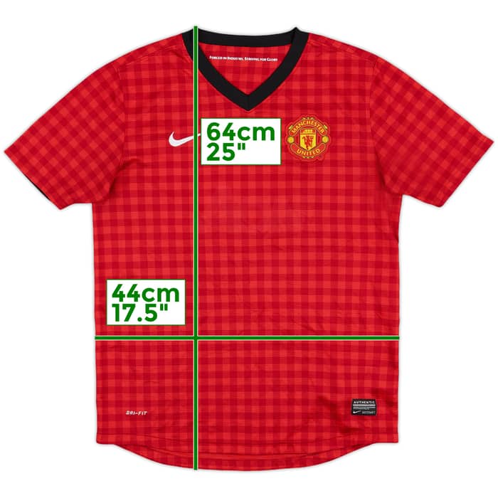 2012-13 Manchester United Home Shirt - 7/10 - (L.Boys)